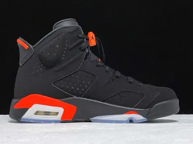 HYPE 384664-060 Retro 6 Infrared Jordan Black OG Air 0620